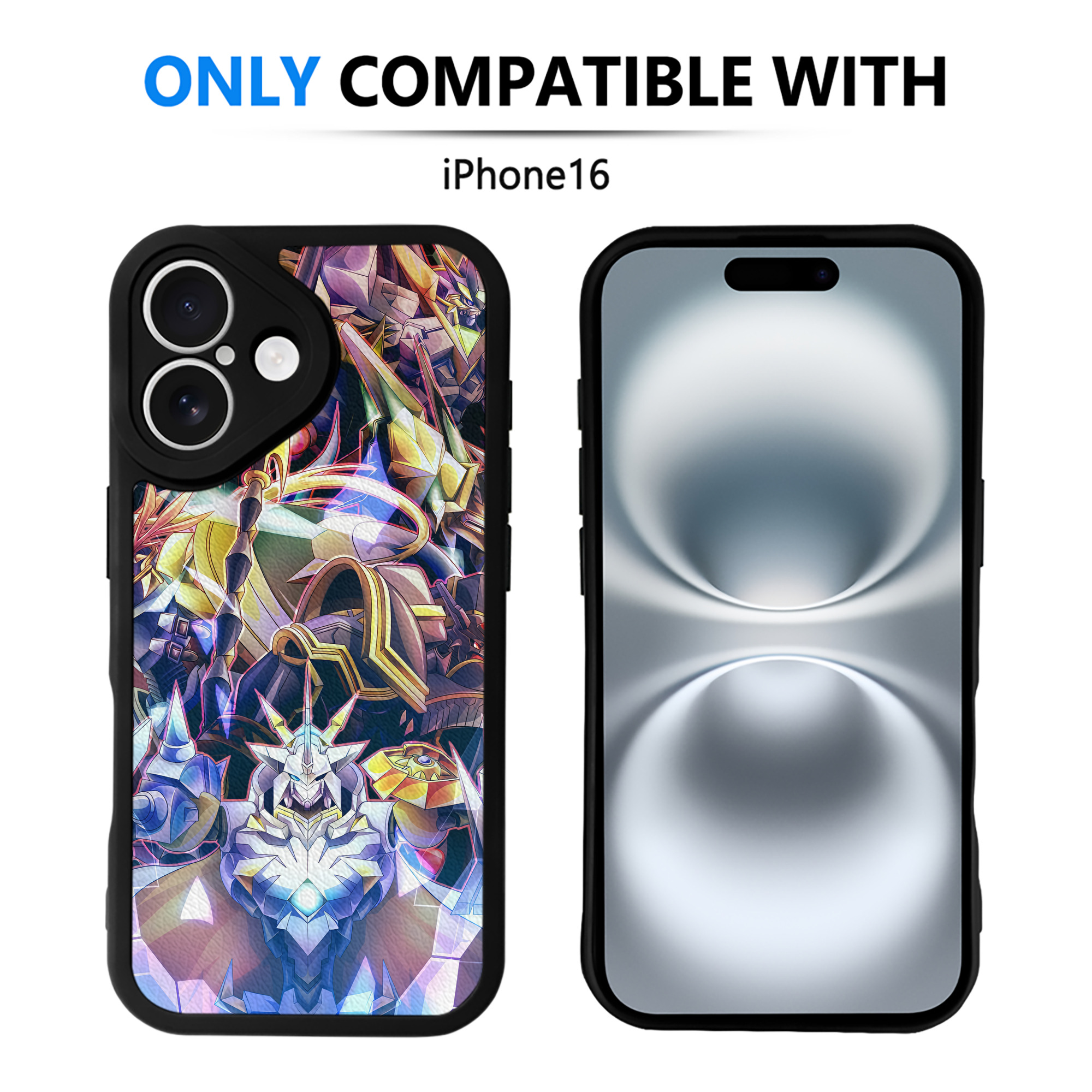 （画像用） Digimon デジタルモンスター/デジモン 【iPhone 16シリーズ対応】シリコンスマホケース（レザー調） 材質：シリコン